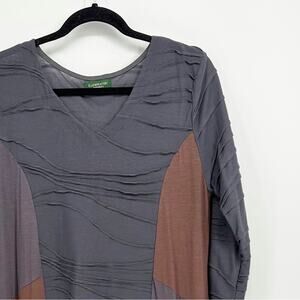 Kathmandu Imports Gray Brown Dress